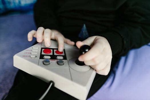 image of a DIY retro game controller project