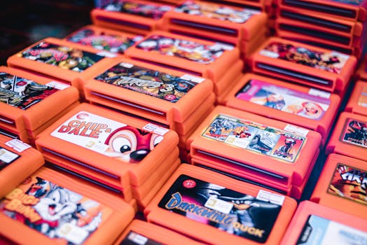 retro gaming collectibles