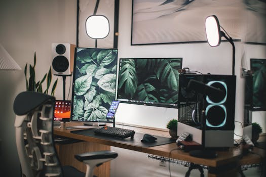 nostalgic gaming setup