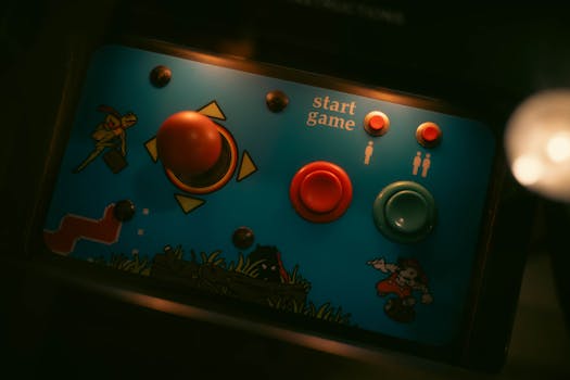 gaming event with retro consoles